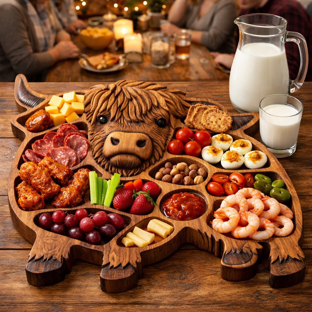 🔥🔥New Year Gift--Easter Bunny Wooden Charcuterie Board🐰