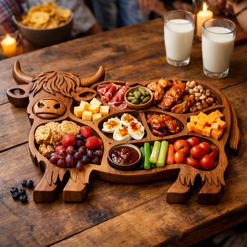 🔥🔥New Year Gift--Easter Bunny Wooden Charcuterie Board🐰