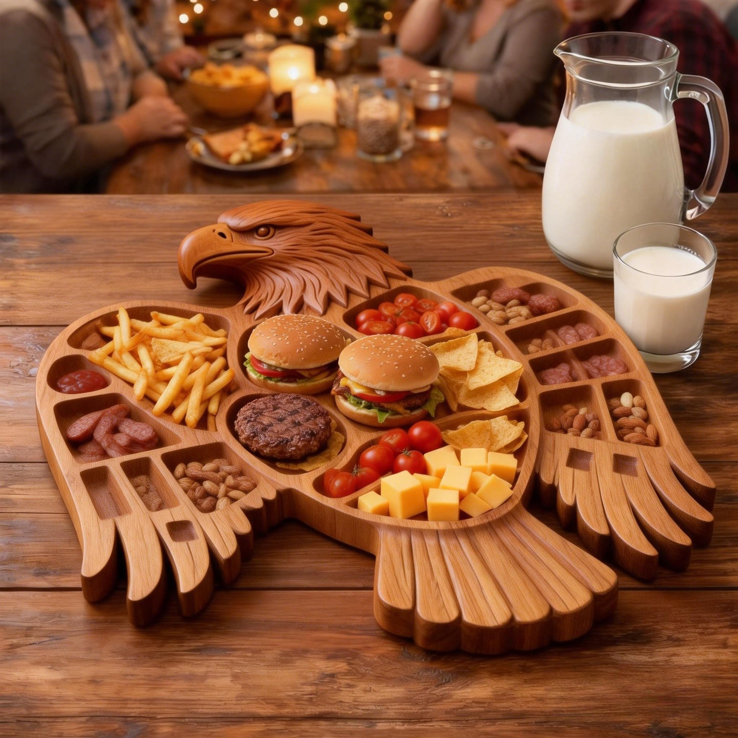 🔥🔥New Year Gift--Easter Bunny Wooden Charcuterie Board🐰