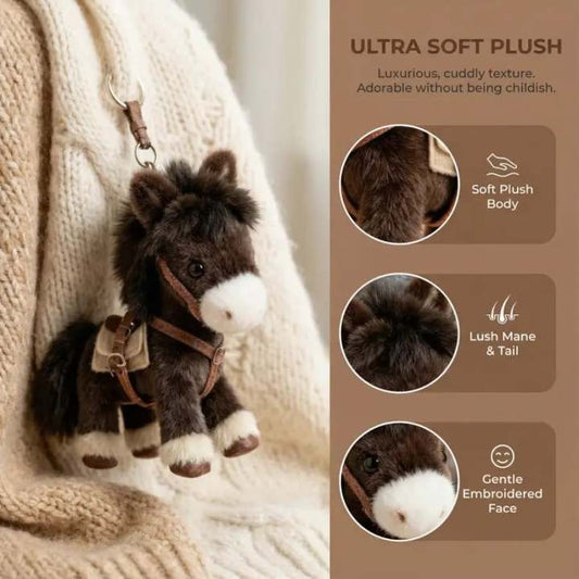 🔥🔥New Year Gift--Plush Pony Bag Charm and Keychain 🐎✨2026 Year of the Horse Gift 🎁Perfect for Lovers, Family & Kids!