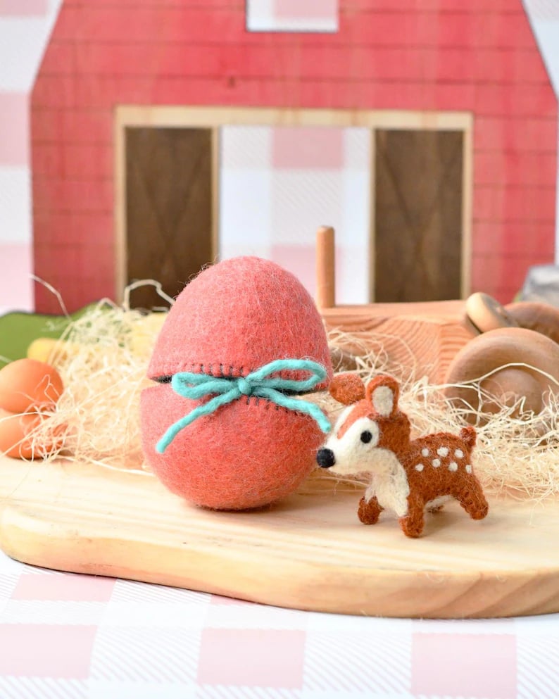 🔥🔥New Year--Surprise Easter Egg from Wool Felt