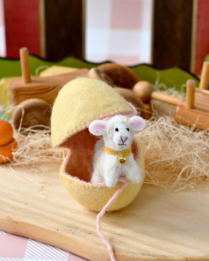 🔥🔥New Year--Surprise Easter Egg from Wool Felt