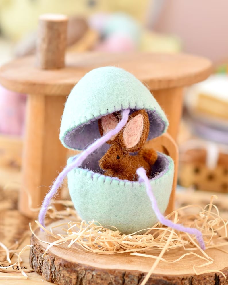 🔥🔥New Year--Surprise Easter Egg from Wool Felt