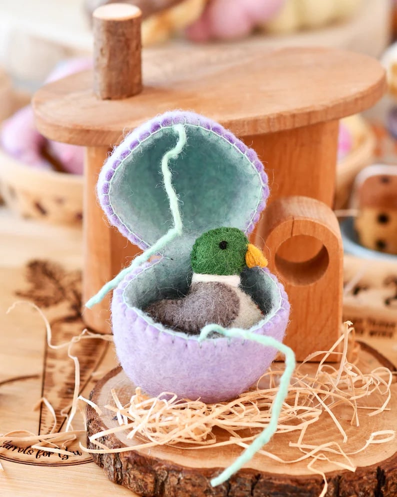 🔥🔥New Year--Surprise Easter Egg from Wool Felt