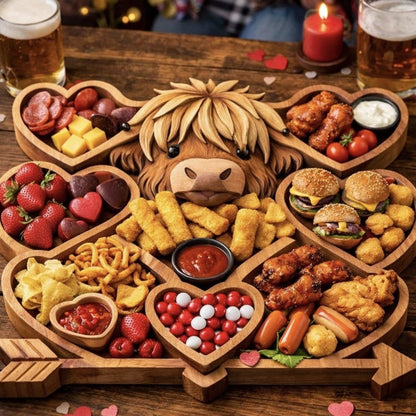 🔥🔥New Year Gift--Easter Bunny Wooden Charcuterie Board🐰