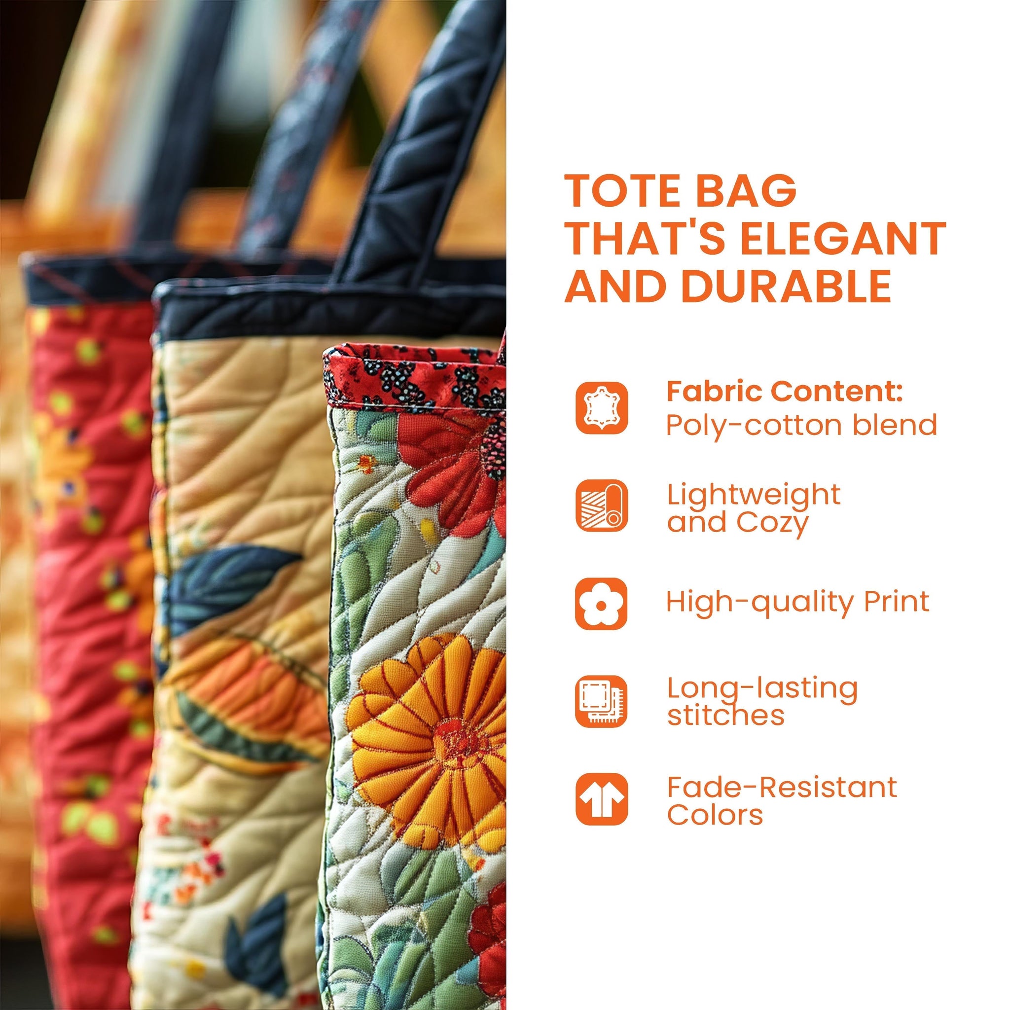🔥🔥New Year--💼 Durable Quilted Totes — Highland Cow Quilted Tote Bag | Must-Have For Daily Use