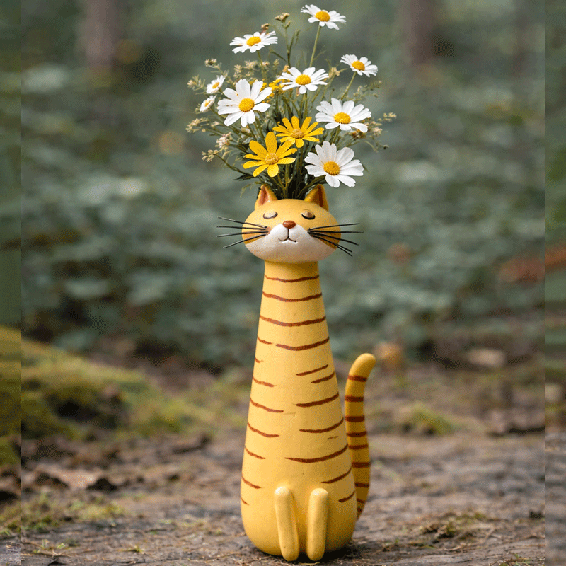 😻2026 Mother's Day Gifts 50% Off--💖🎁Mini Quirky Cat Vase