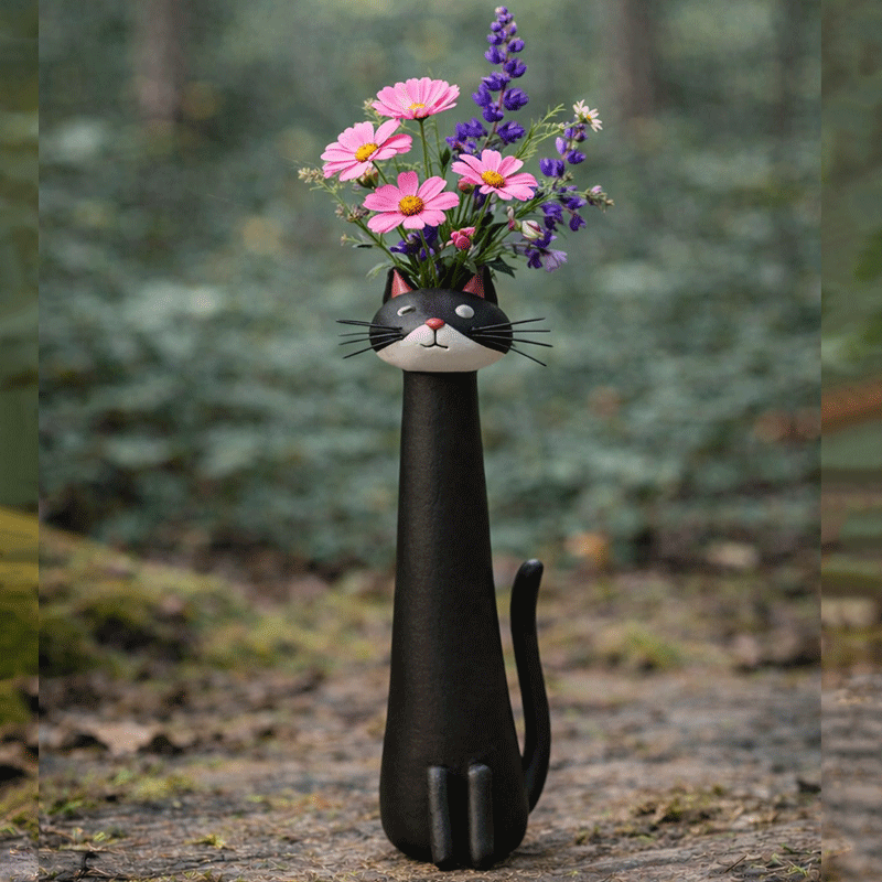 😻2026 Mother's Day Gifts 50% Off--💖🎁Mini Quirky Cat Vase