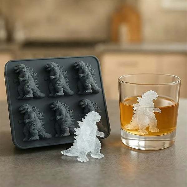 🐮 Mini Highland Cow Ice Cube & Dessert Mold 🧊🍪 Cute 3D Ice for Drinks, Parties & Gifts💕