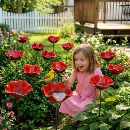 💖🎁2026 Mother's Day Gifts 50% Off--🐦🎁Handmade Flower Garden Stake🐦