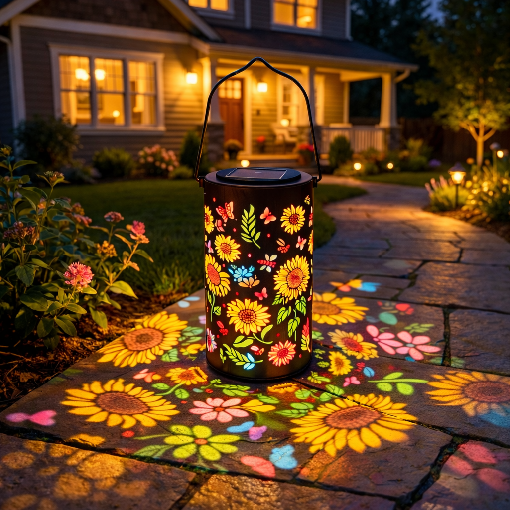 💖🎁2026 Mother's Day Gifts 50% Off--Colorful Sunflower Glow Solar Garden Lantern