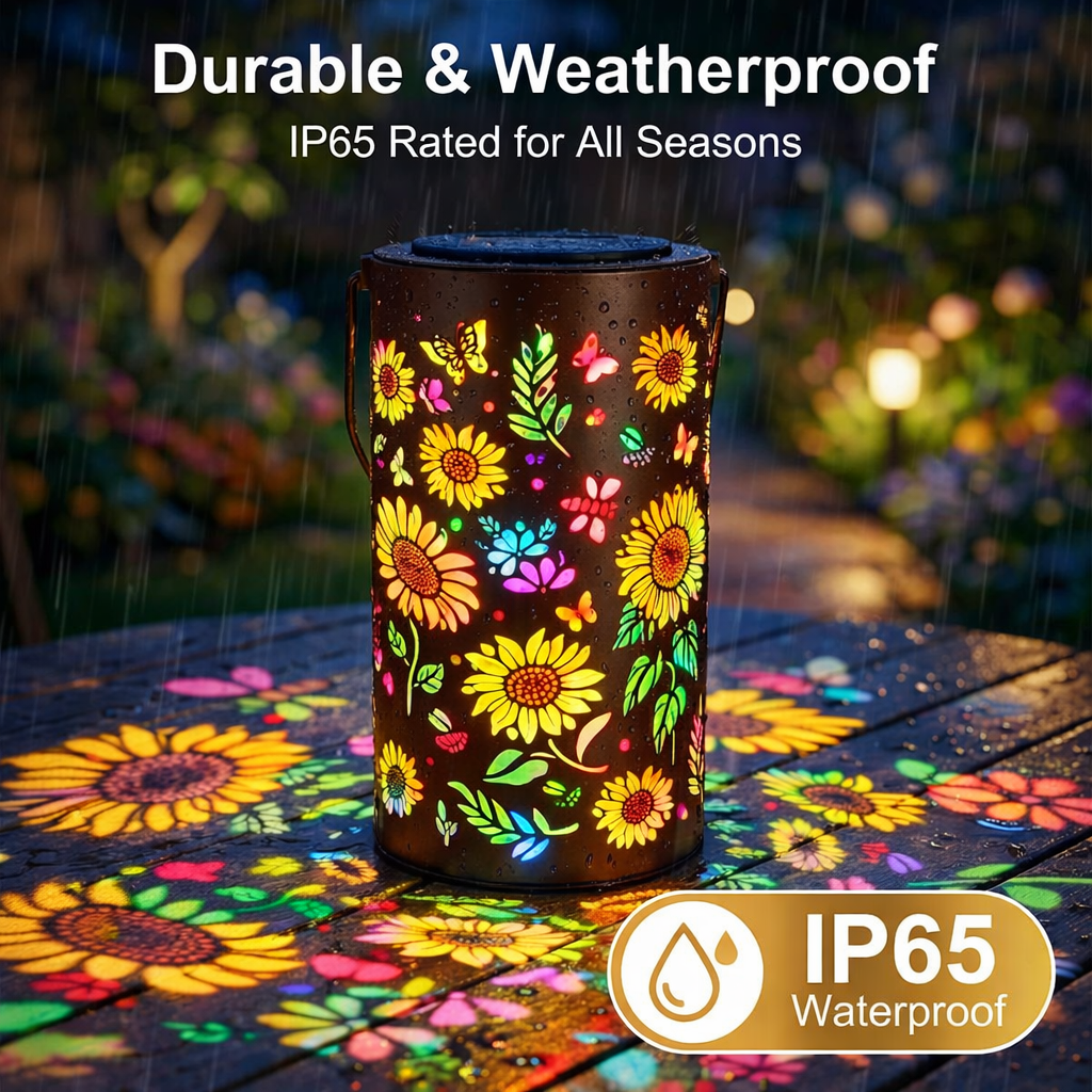💖🎁2026 Mother's Day Gifts 50% Off--Colorful Sunflower Glow Solar Garden Lantern