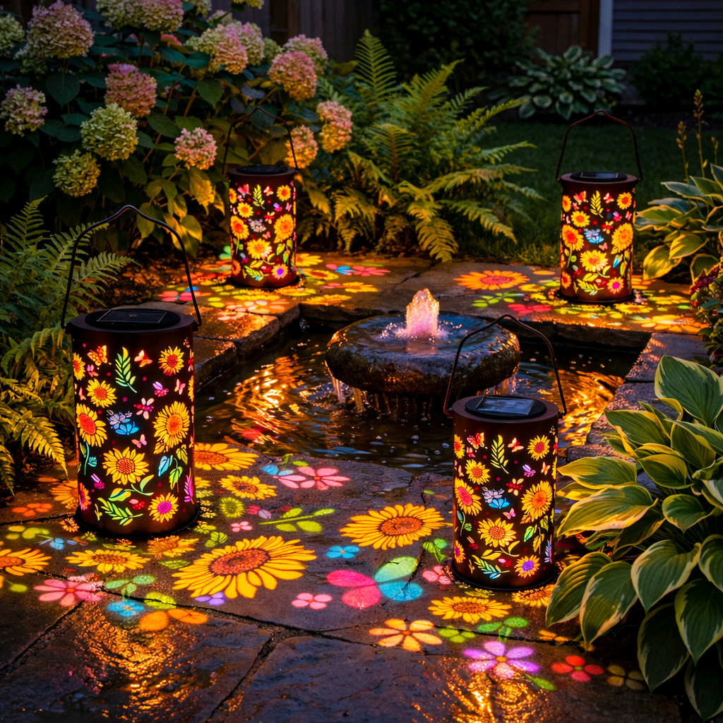💖🎁2026 Mother's Day Gifts 50% Off--Colorful Sunflower Glow Solar Garden Lantern