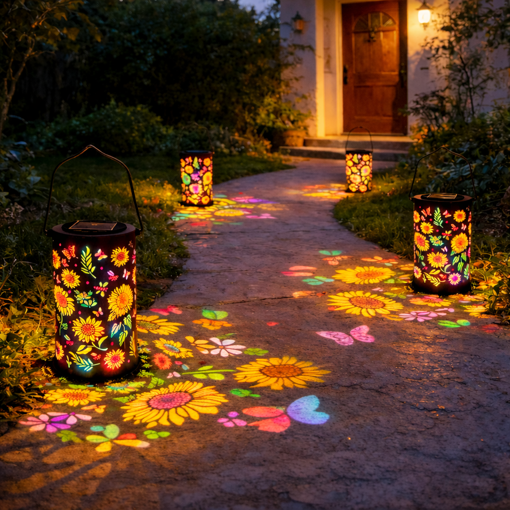 💖🎁2026 Mother's Day Gifts 50% Off--Colorful Sunflower Glow Solar Garden Lantern
