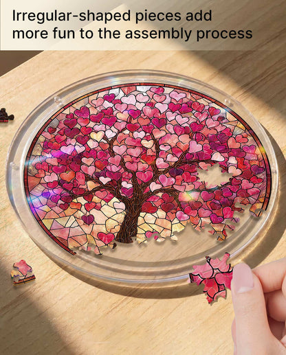 Acrylic Jigsaw Puzzle Suncatcher -Branches of Love