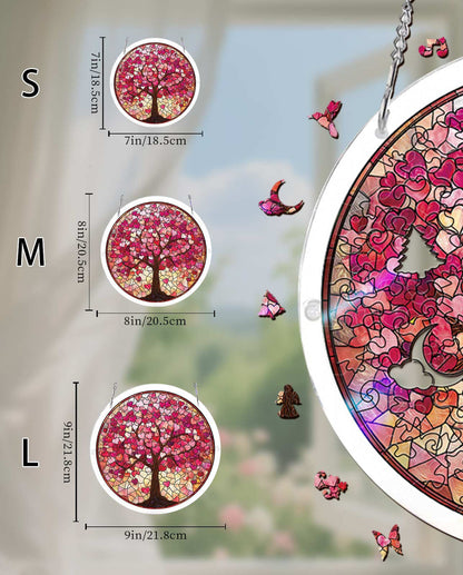 Acrylic Jigsaw Puzzle Suncatcher -Branches of Love
