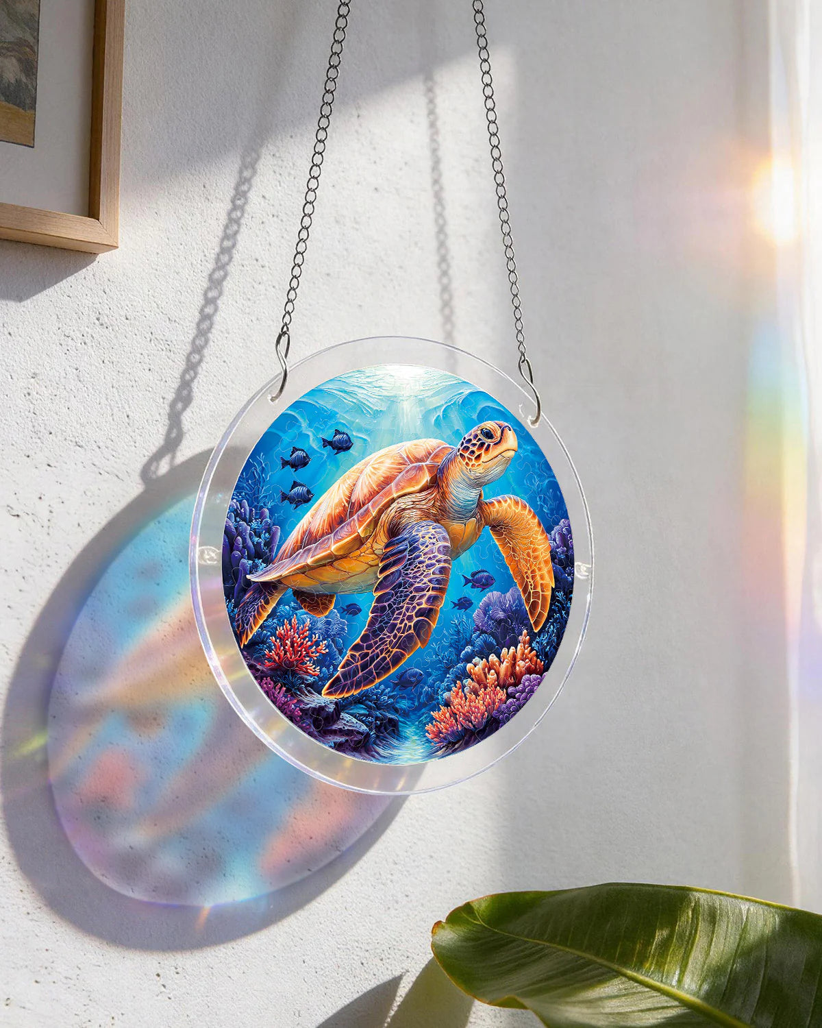 Acrylic Jigsaw Puzzle Suncatcher -Starsea Turtle