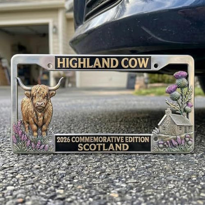 🐂🐂Last Day 49% OFF -  Highland Cow License Plate Frame