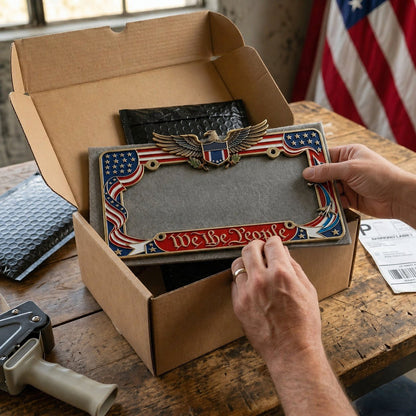 🚗🚗July 4th Gift Hot Sale--Vietnam Veteran Tribute License Plate Frame | Perfect for Front & Rear Use