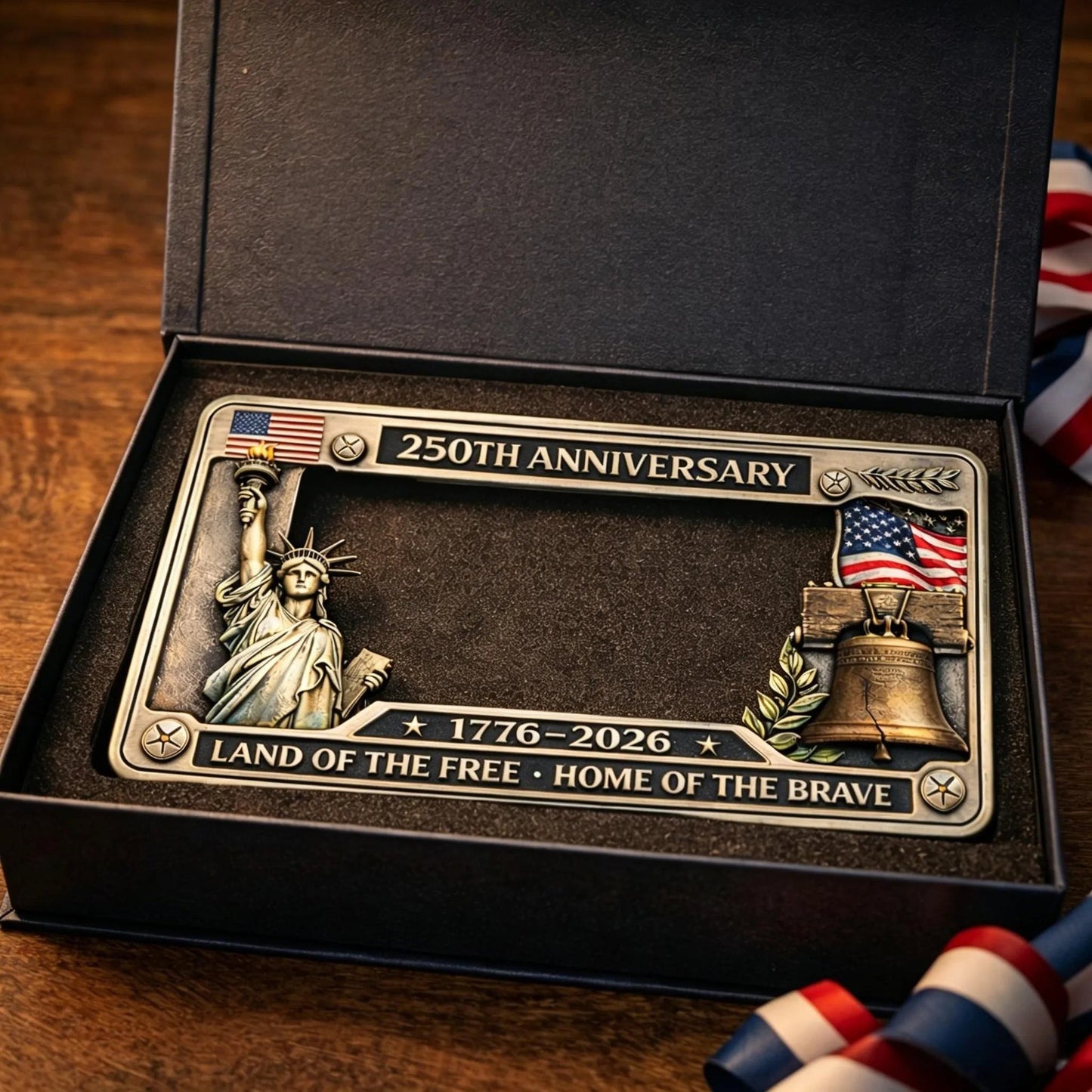 🦅LAST DAY 49% OFF-🔥250th Anniversary Commemorative License Plate Frame