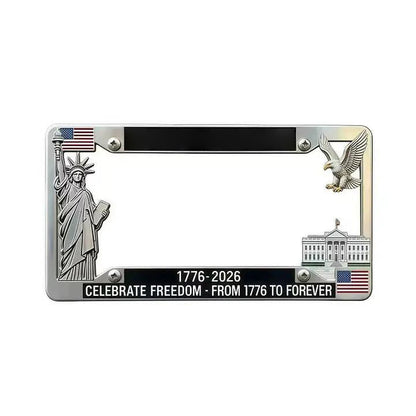 🦅🦅July 4th Gift Hot Sale--250th Anniversary Commemorative License Plate Frame