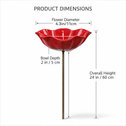 💖🎁2026 Mother's Day Gifts 50% Off--🎁Handmade Flower Garden Stake🐦