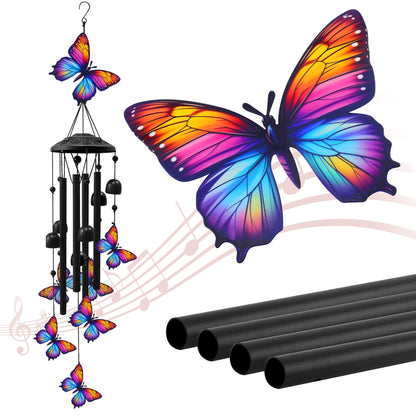 Handcrafted Retro Hummingbird Wind Chimes