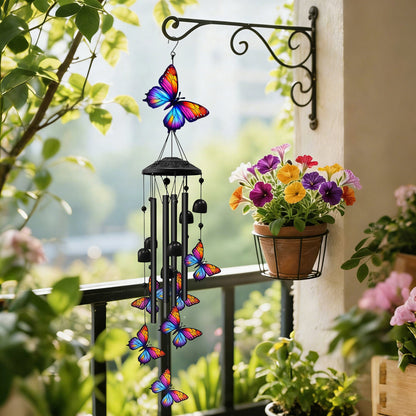 Handcrafted Retro Hummingbird Wind Chimes