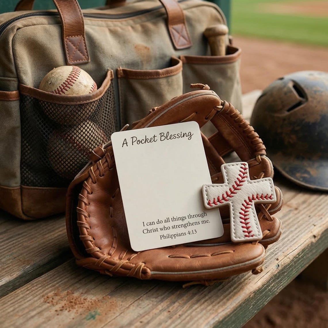 Sports Cross Pocket Blessing