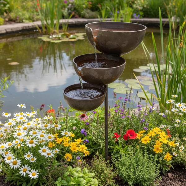 Last Day 50% OFF🔥Bring Life Back To Your Garden – Rain Catcher Bird Bath 🌿🐦