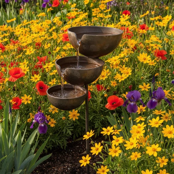 Last Day 50% OFF🔥Bring Life Back To Your Garden – Rain Catcher Bird Bath 🌿🐦