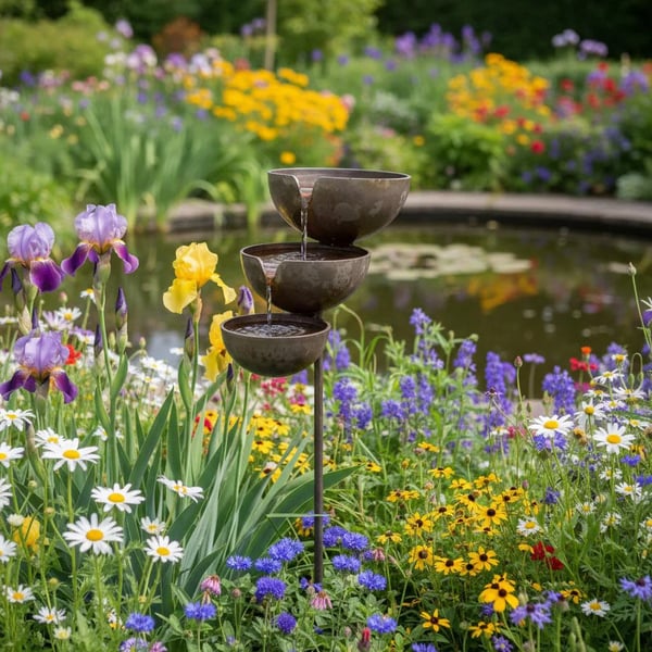Last Day 50% OFF🔥Bring Life Back To Your Garden – Rain Catcher Bird Bath 🌿🐦