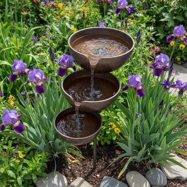 Last Day 50% OFF🔥Bring Life Back To Your Garden – Rain Catcher Bird Bath 🌿🐦