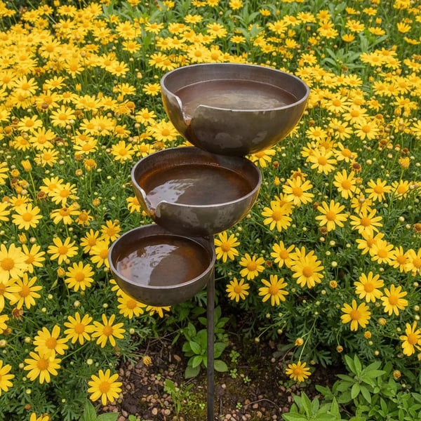 Last Day 50% OFF🔥Bring Life Back To Your Garden – Rain Catcher Bird Bath 🌿🐦