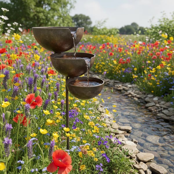 Last Day 50% OFF🔥Bring Life Back To Your Garden – Rain Catcher Bird Bath 🌿🐦