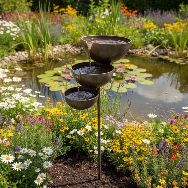 Last Day 50% OFF🔥Bring Life Back To Your Garden – Rain Catcher Bird Bath 🌿🐦
