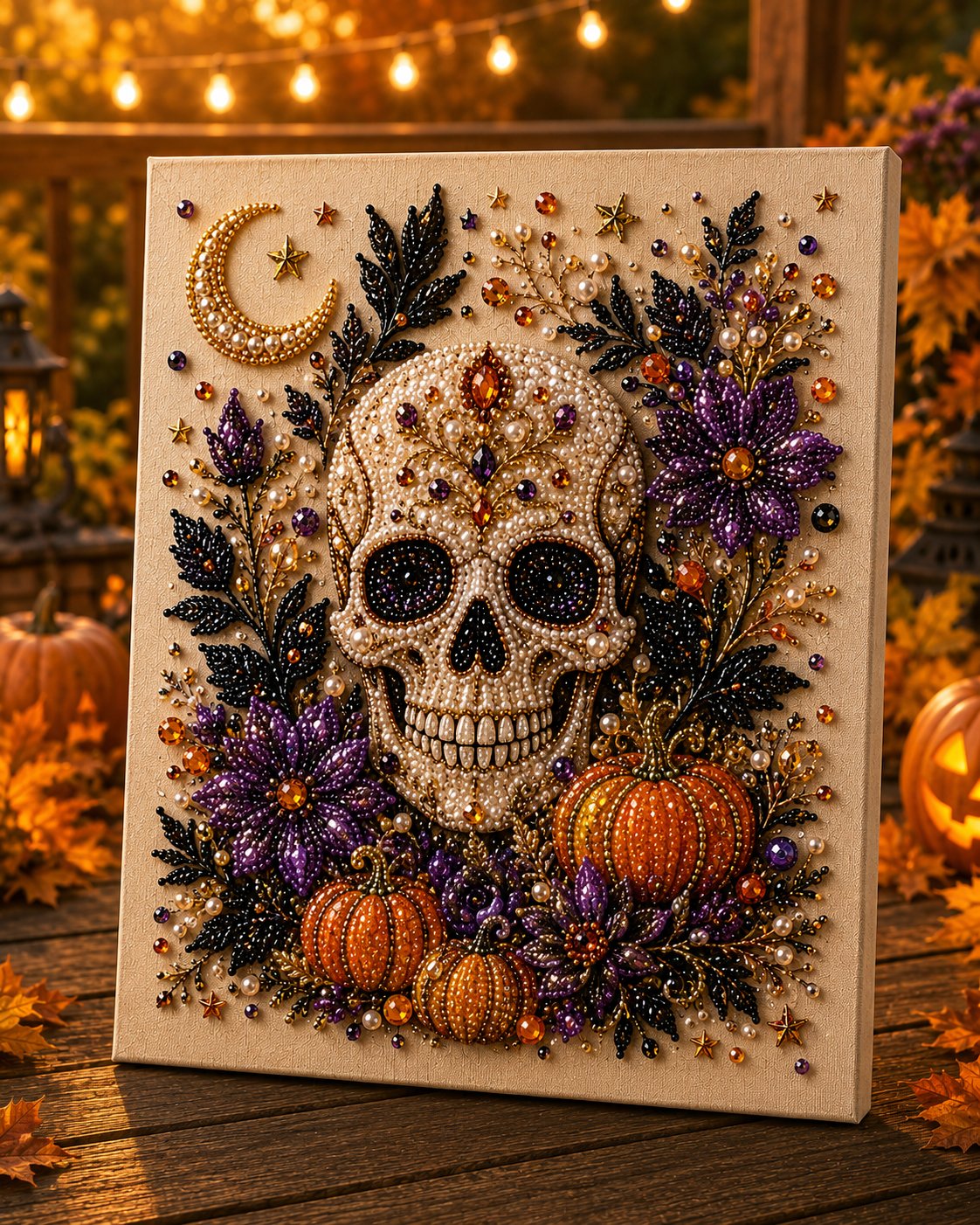 👻✨Halloween Ghost Pearl Art DIY Kit