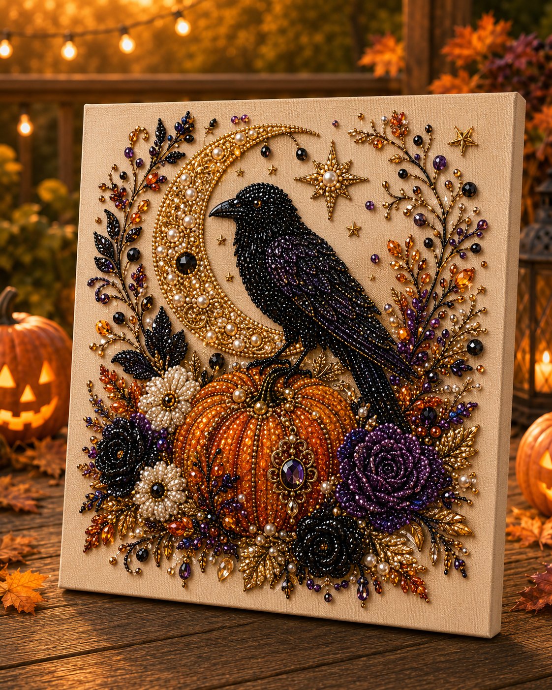 👻✨Halloween Ghost Pearl Art DIY Kit