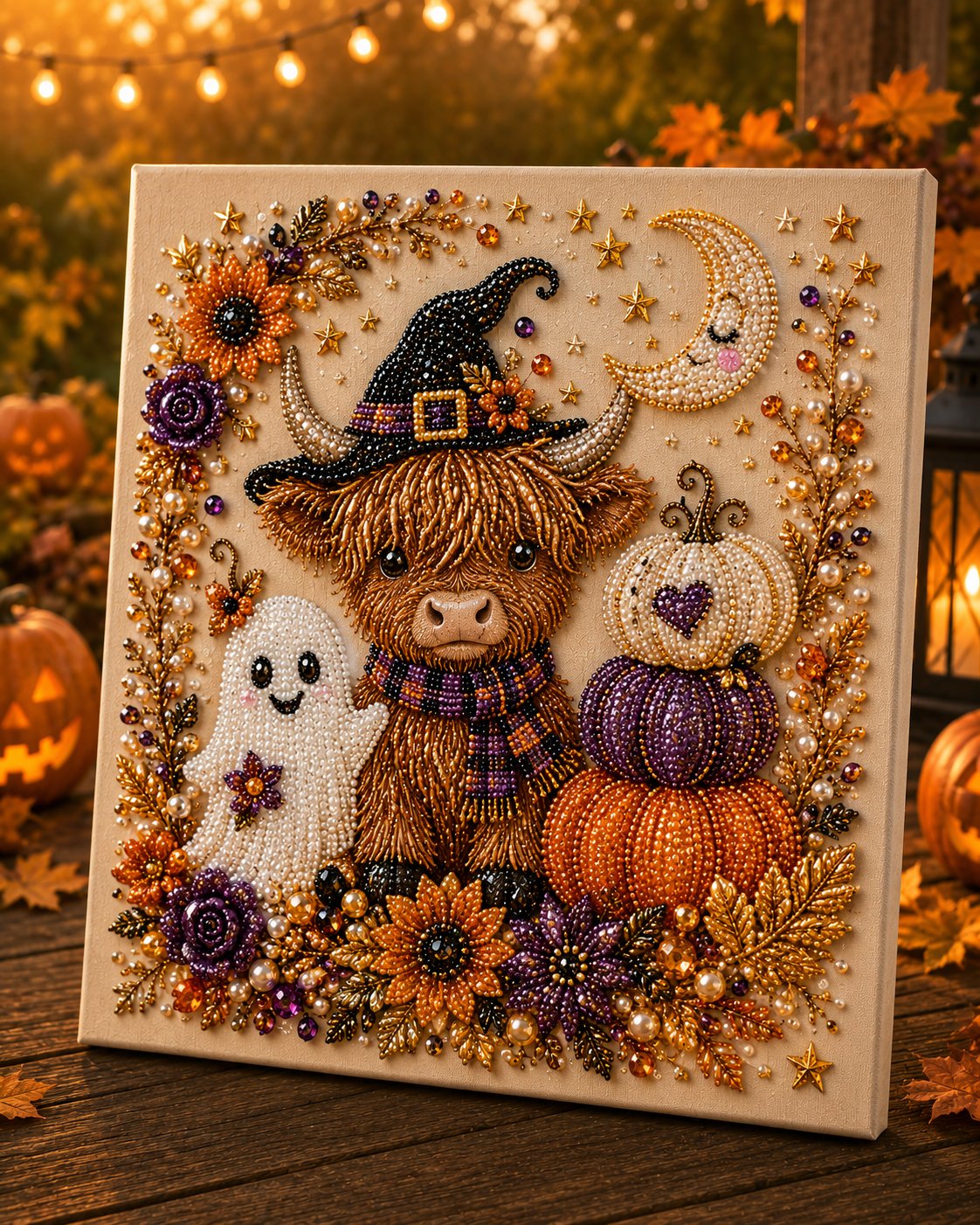 👻✨Halloween Ghost Pearl Art DIY Kit