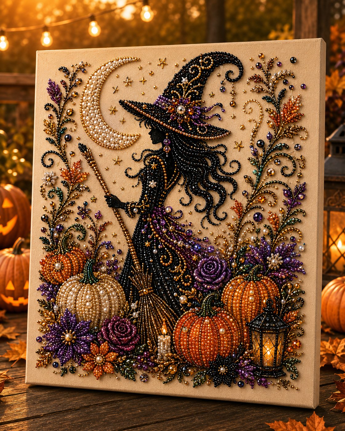 👻✨Halloween Ghost Pearl Art DIY Kit