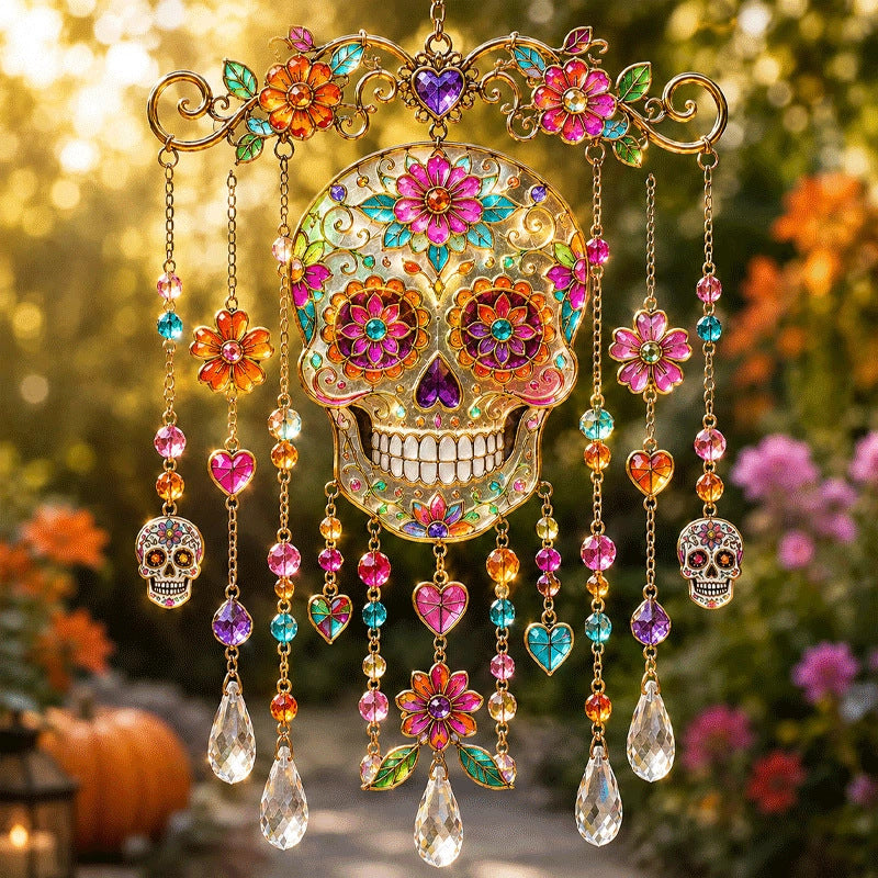 🎐🎐Halloween-Themed Crystal Wind Chime