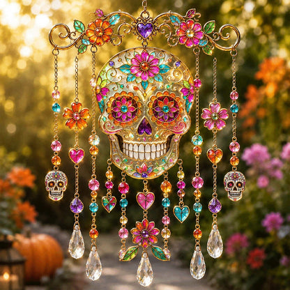 🎐🎐Halloween-Themed Crystal Wind Chime
