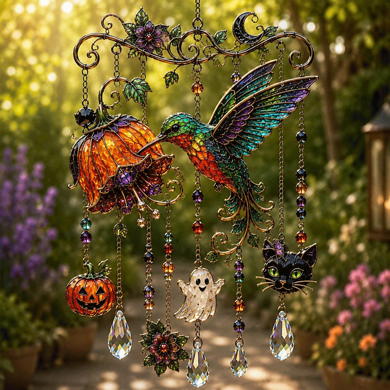 🎐🎐Halloween-Themed Crystal Wind Chime