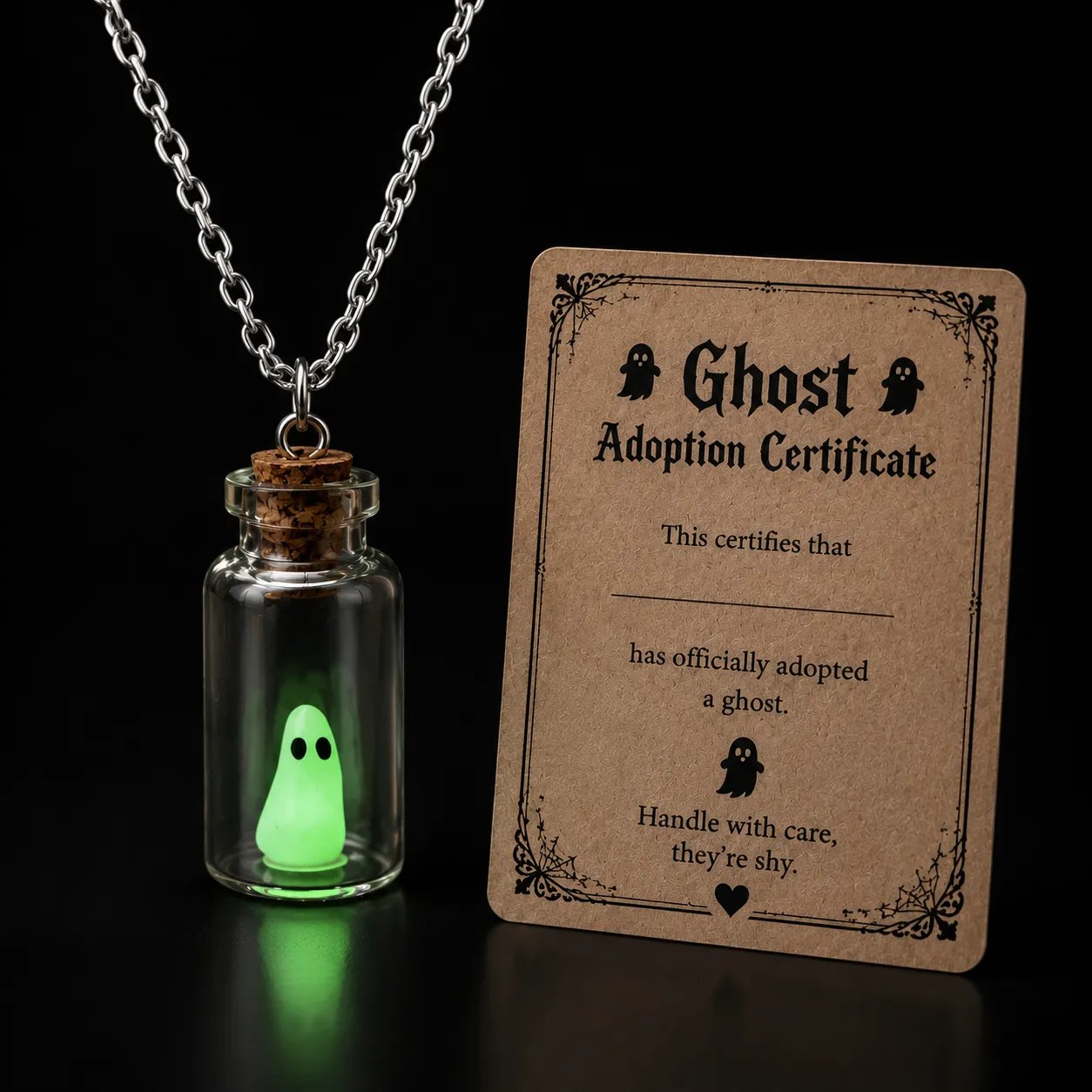👻👻Ghost Adoption Necklace