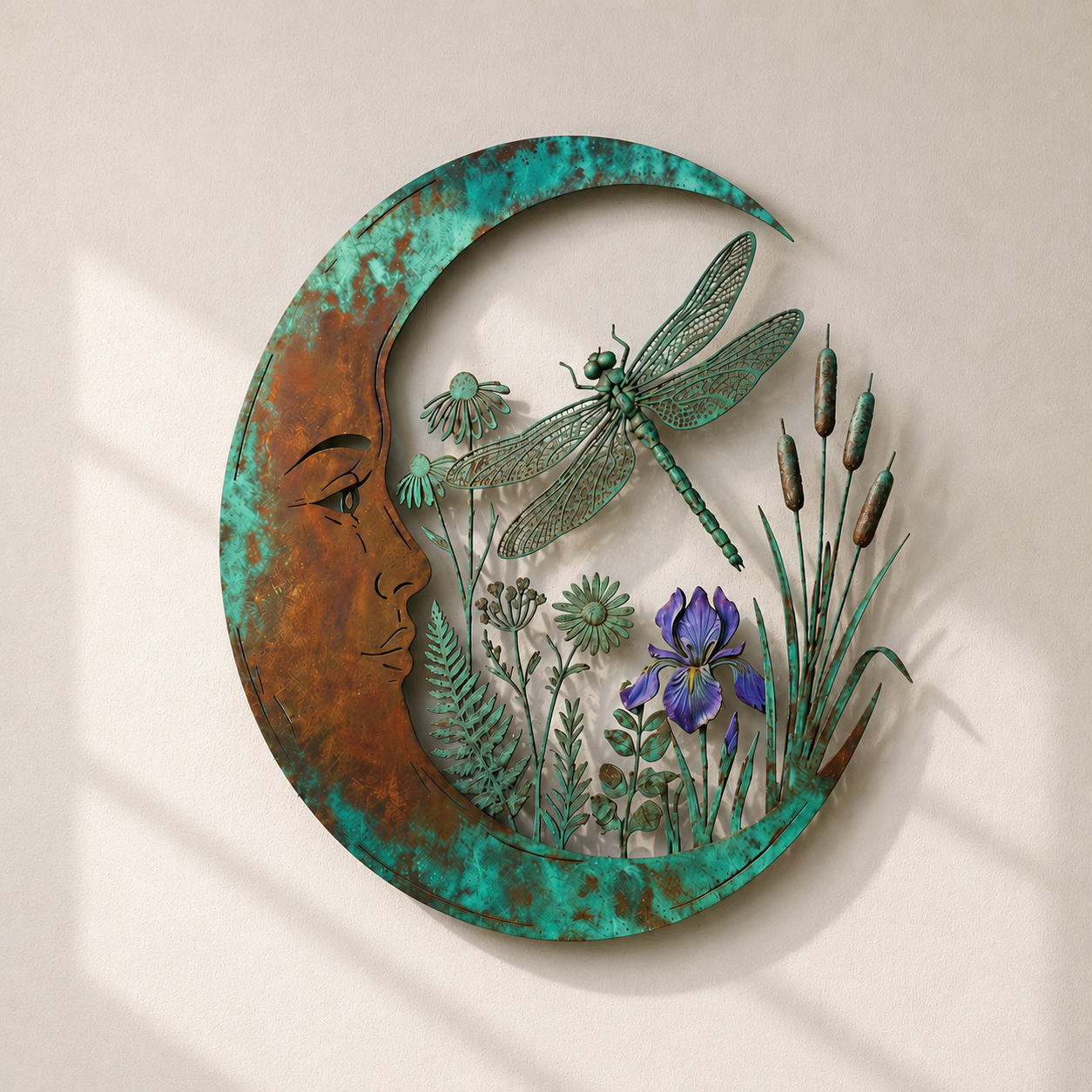 🌙Dragonfly Moon Wall Decor