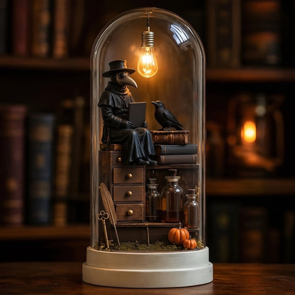 🎅🎅 2026 Christmas Gift 50% Off--⏳Halloween Glass Dome Miniature Scene Ambient Lamp