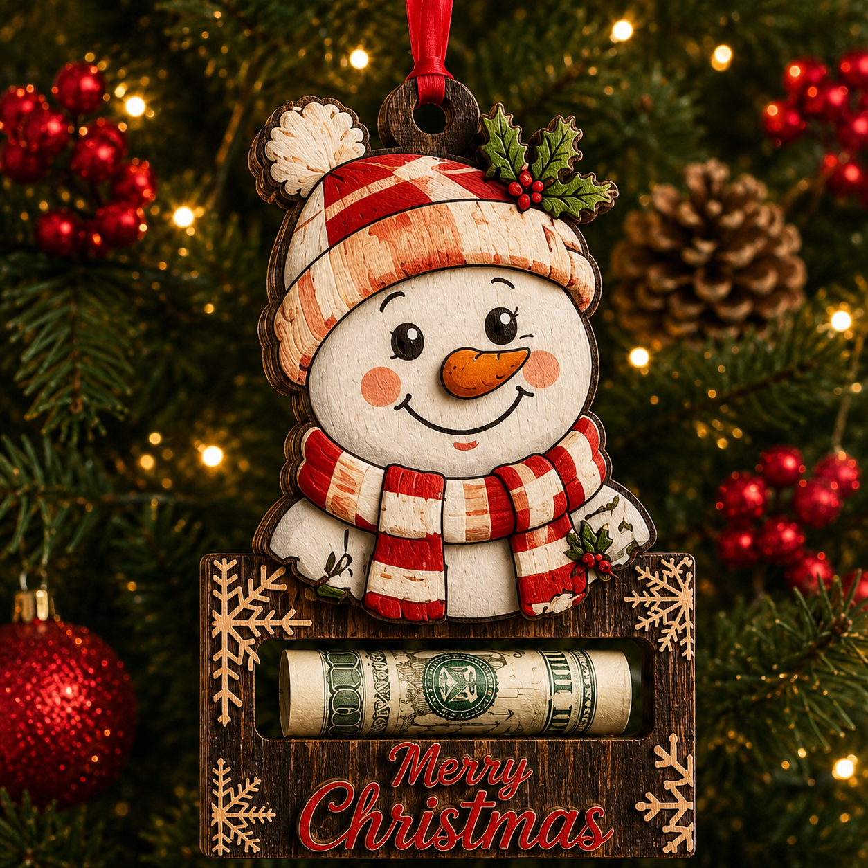 🎅🎅 2026 Christmas Gift 50% Off--Christmas Cash Gift Ornament | Money Holder Tree Decoration 10 Styles
