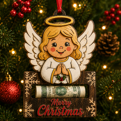 🎅 2026 Christmas Gift 50% Off--Christmas Cash Gift Ornament | Money Holder Tree Decoration 10 Styles