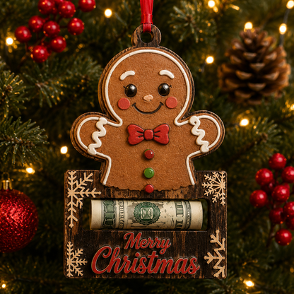 🎅 2026 Christmas Gift 50% Off--Christmas Cash Gift Ornament | Money Holder Tree Decoration 10 Styles