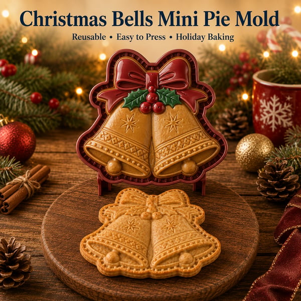 🎄 Last Day 50% OFF –  🥧 Christmas Mini Pie Mold Collection